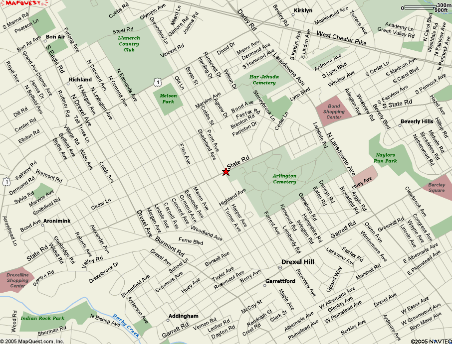 Drexel Hill Pa Map Untitled Document